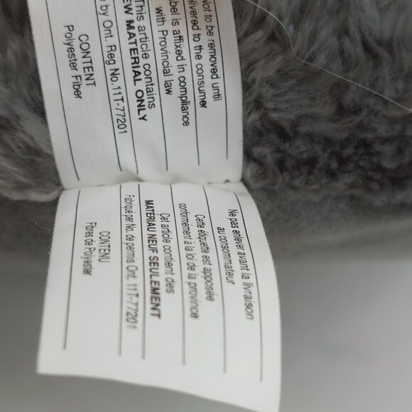 Fat Cat Gray White Plush Design West Neiman Marcus Stuffed Animal Christmas - Picture 11 of 12